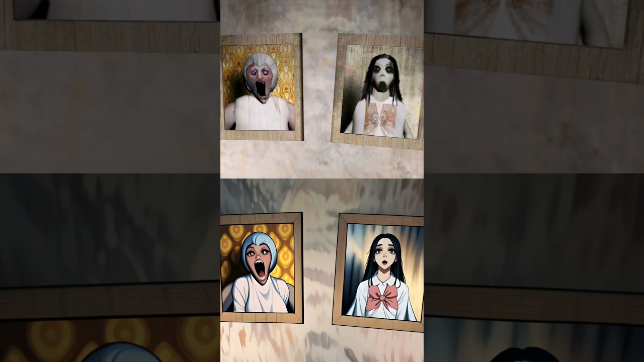 Original Slendrina Asylum Ending vs Anime Slendrina Asylum Ending 