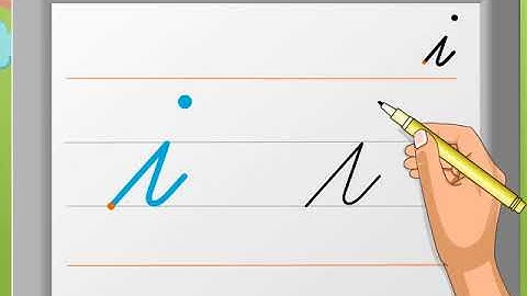 Cursive Writing | Small Letter ‘i’ | Macmillan Education India