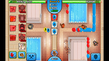 Btd Battles | beating a HACKER on MEGA BOOST!!!