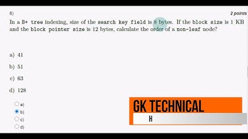 NPTEL Database Management System Assignment 6 Answes||DBMS Week 6 Answers 2020||dbms 6 solution