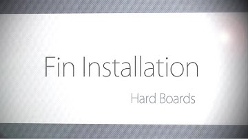 How to Install a Fin on a Tower Hardboard