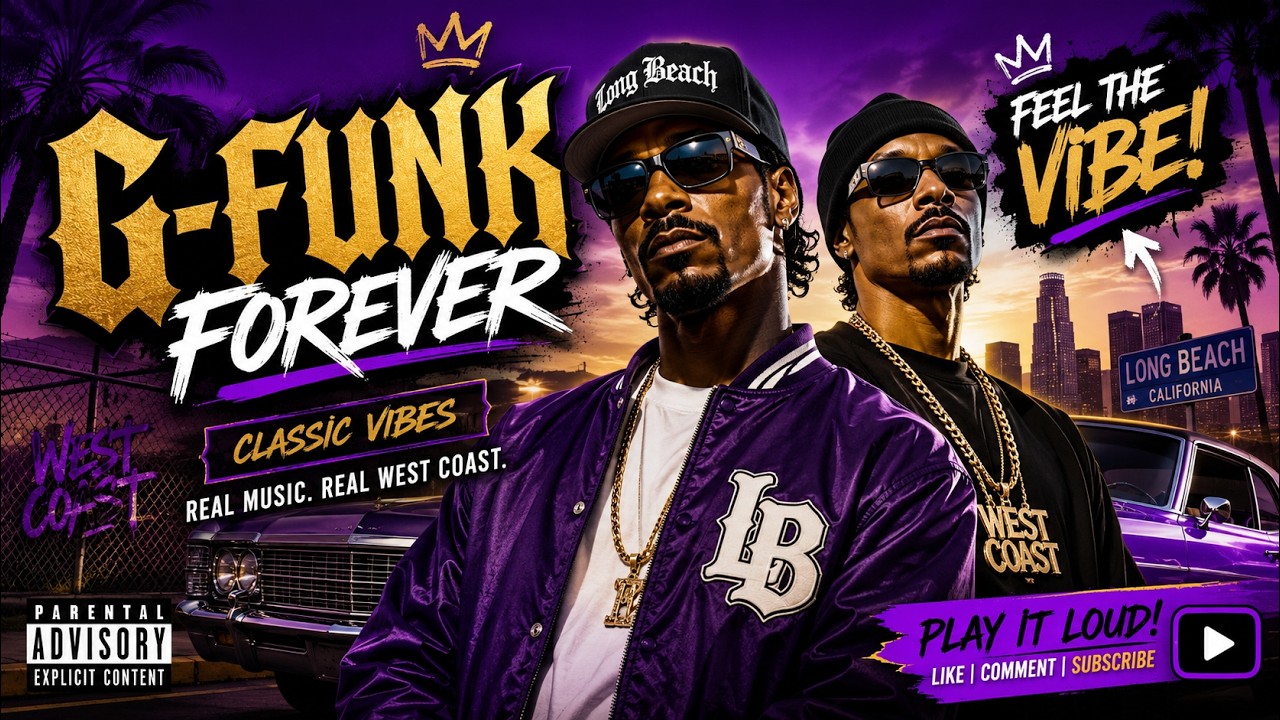 G-Funk Legends Mixtape 🎧 90s West Coast Rap Classics | Dr. Dre