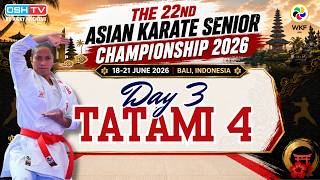 DAY 3 - TATAMI 4 22nd AKF ASIAN SENIOR KARATE CHAMPIONSHIP 2026