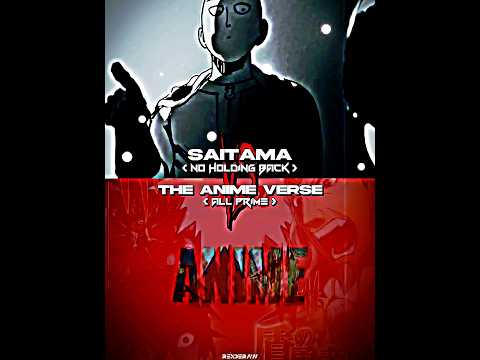 SAITAMA VS ANIME CHARACTERS Anime Onepunchman Edit Capcut