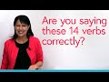 Pronunciation of Commonly Mispronounced Business Verbs