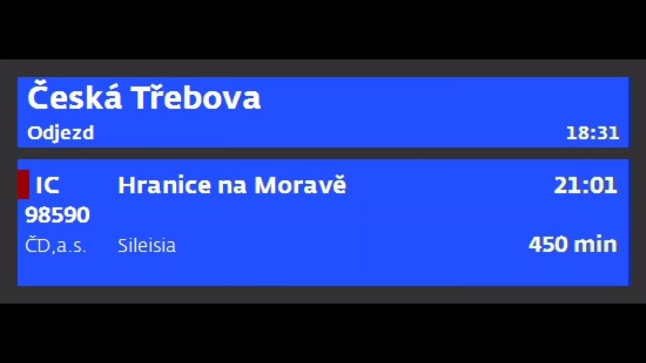 INISS Vymyšlený vlak: IC 98590 Silesia 