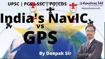 NavIC UPSC | India’s Own GPS Navigation System Explained | IRNSS | By Deepak Sir