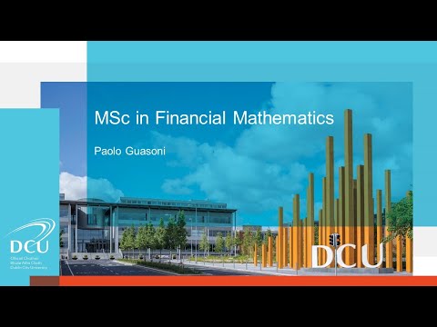 MSc in Financial Mathematics - Dublin City University - DCU