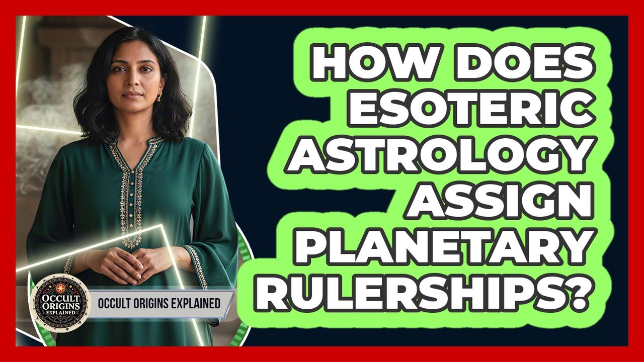 How Does Esoteric Astrology Assign Planetary Rulerships? - YouTube
