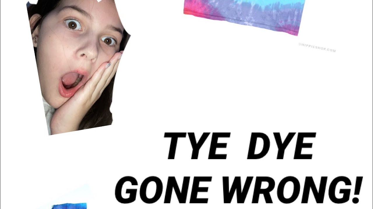 EXTREME TIE DYE! (gone WRONG) YouTube
