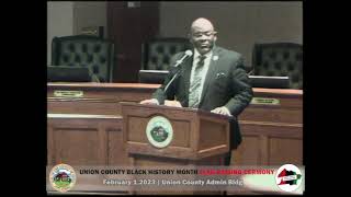 2023 Black History Month Flag Raising Ceremony | Union County NJ