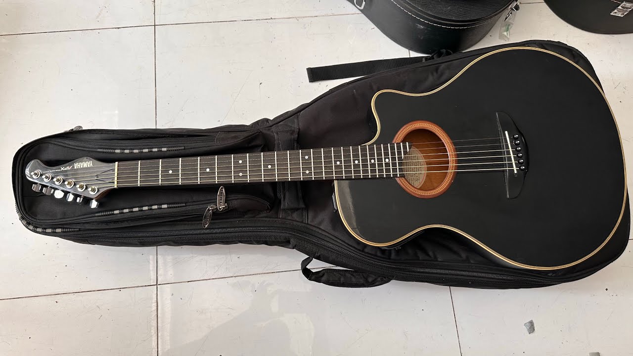 YAMAH APX -6SA Yamaha APX-6s Semi Acoustic Guitar sound Review