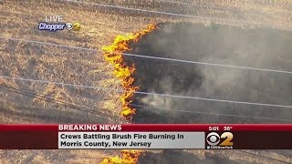 Morris County Brush Fire