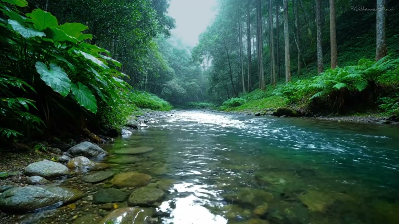 Forest Harmony 🌿 Flowing Water & Gentle Birds for Deep Sleep, Relaxation, Stress Relief & Study