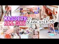 MASSIVE ALL DAY CLEAN WITH ME | CLEAN, ORGANIZE, & DECLUTTER | INSANE SUMMER CLEANING MOTIVATION 😍