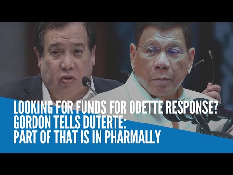 Looking for funds for Odette response? Gordon tells Duterte: Part of that is in Pharmally