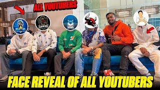 Face Reveal Of All Free Fire Youtubers 😱