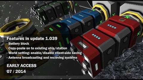 Space Engineers - Batteries, Antenna Communication