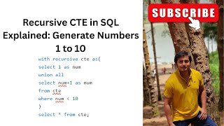Recursive Cte In Sql Explained Generate Numbers 1 To 10