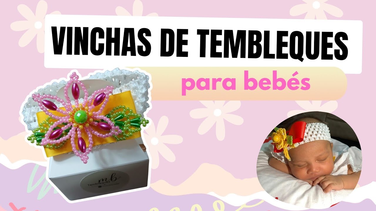 Tutorial Vincha de Tembleque para niña/ Flor Margarita de perlas