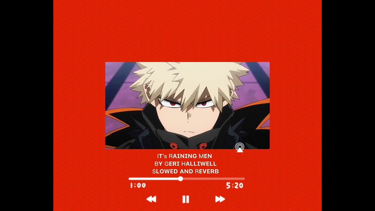 It’s raining men- slowed and reverb