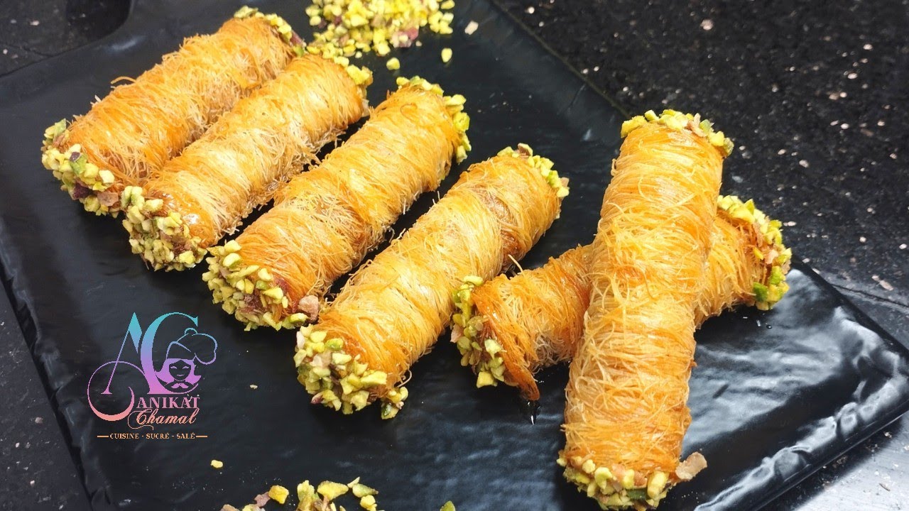 🌛رمضان 2025🌜 سيكار الكنافة باللوز طورون و كريمة بيسطاش أو فستق المذاق دمااار