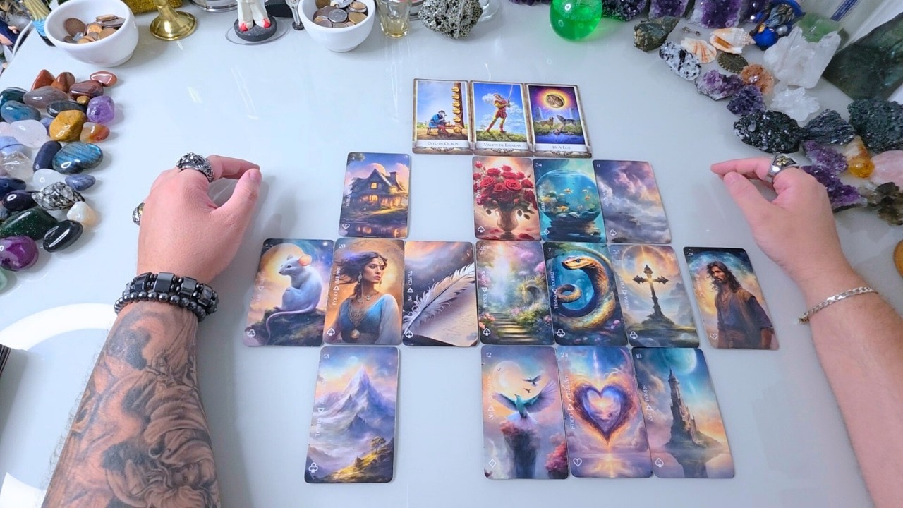 A CABEÇA e o CORAÇÃO Dele(a) AGORA! O Que Ele(a) Está PENSANDO e SENTINDO Por Mim AGORA Tarot?