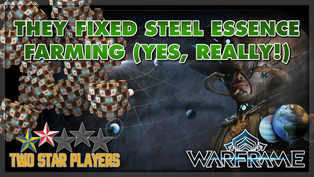 Steel Essence Farming is Fun Now! Warframe Two Star Players YouTube