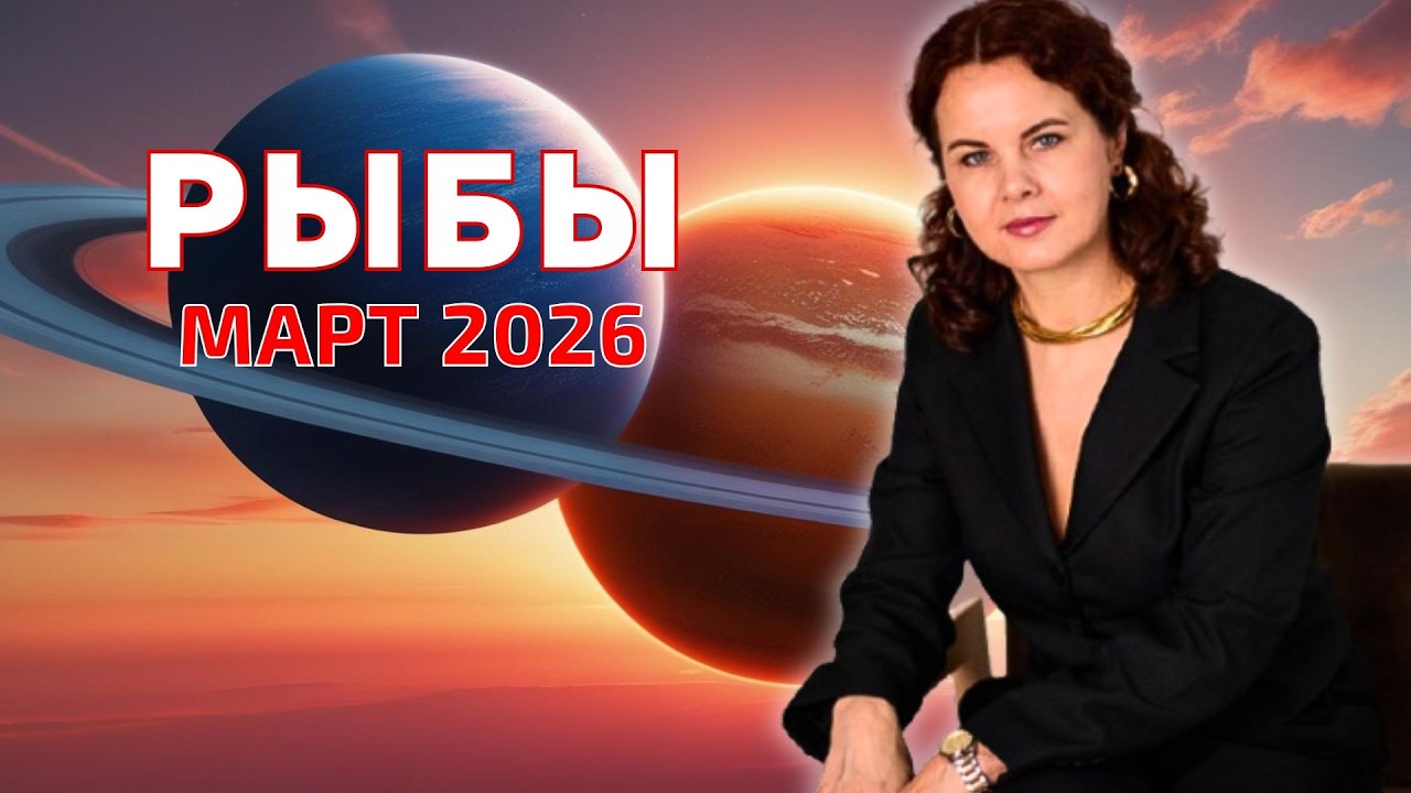 РЫБЫ - ГОРОСКОП НА МАРТ 2026г. от МАРИНЫ ЯРОШУК