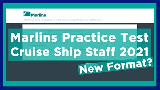 Marlins Practice Test for Cruise Ship Staff 2021