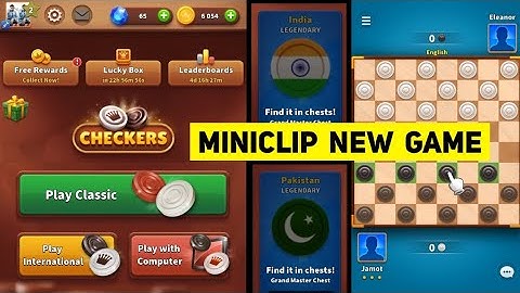 Miniclip New Game Checkers Clash - Carrom Pool Similar Game