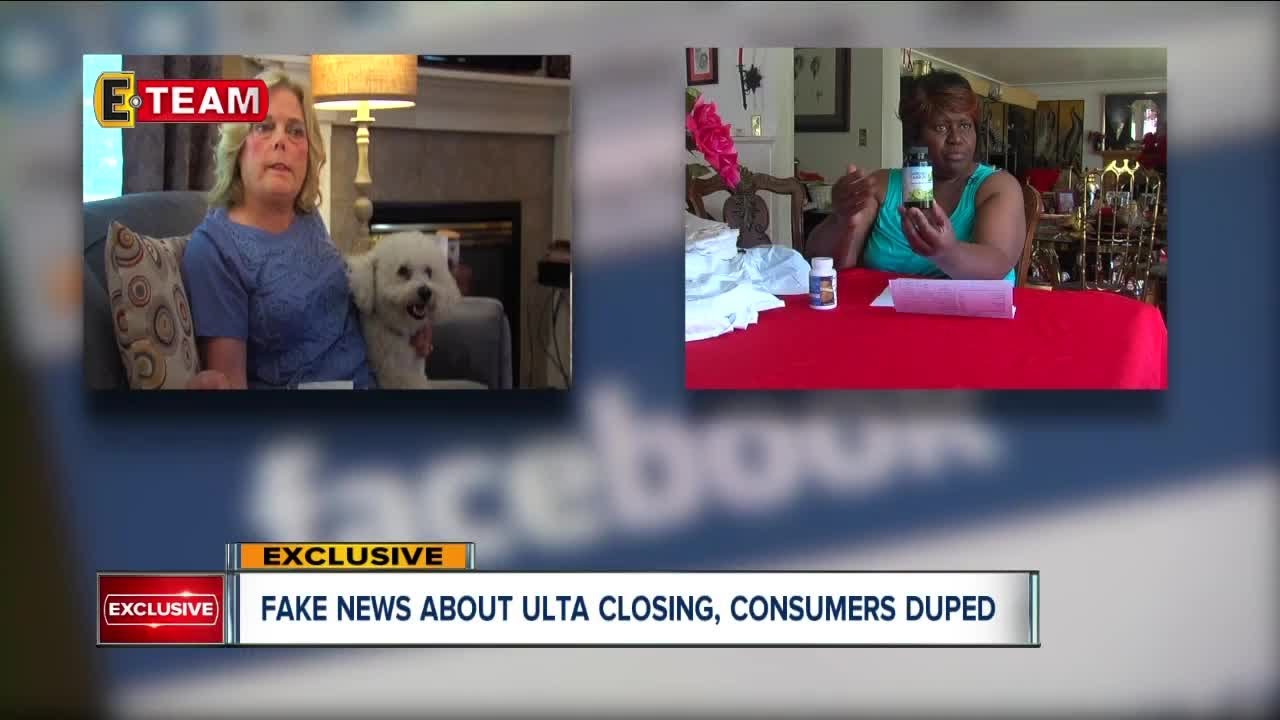 Are Ulta stores closing and giving away makeup?