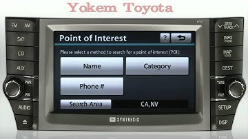 2011 Avalon Navigation - Destination Screen.mov