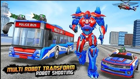 Huge Bus Robot Transformation | Android ios Gameplay | Chari Games