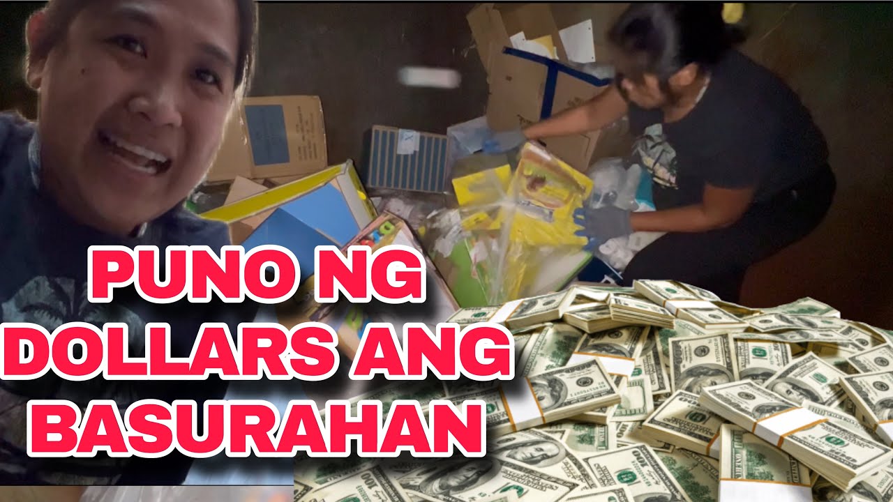 Dumpster diving Puno ng Dollars ang Basurahan excited ako sa Limpak limpak na grasya