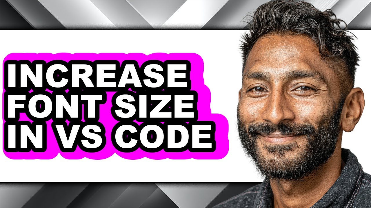 How to Increase Font Size in Vs Code - Full Comparison - YouTube
