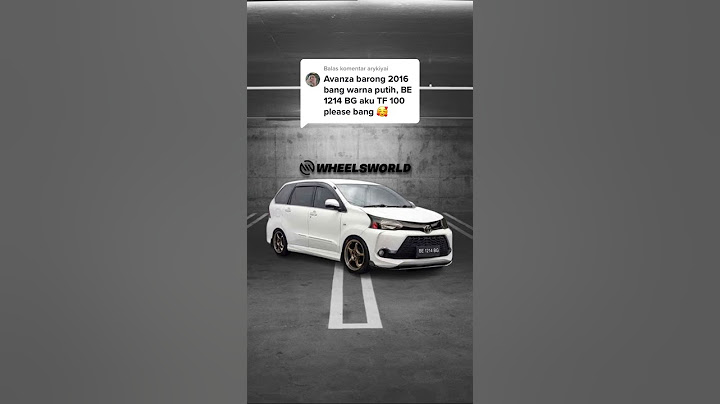 modifikasi mobil toyota avanza barong 2016 putih #modifikasimobil #toyota #avanza