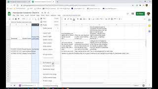 Instructions to Sort Students