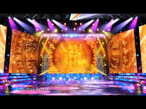 Video Background Sân Khấu với nền video Trống Đồng VN ĐẸP... - youtube