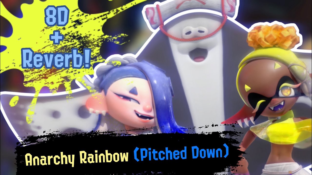 🌈🏮ANARCHY RAINBOW (Pitched Down // Slowed) - 8D + Reverb!