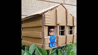 Cardboard Crafts  Small Cardboard House  Diy Crafts