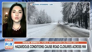 Snow Causes Northwest US Road Closures