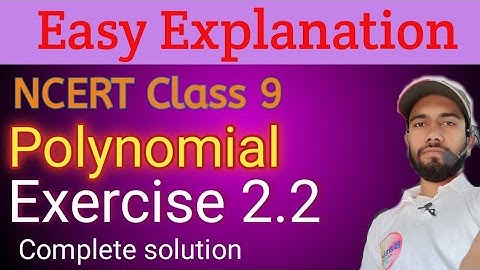 Class 9 Maths || Chapter 02 || Exercise 2.2 Q1,2,3..|| Polynomial || NCERT CBSE @basicmathematics2m157