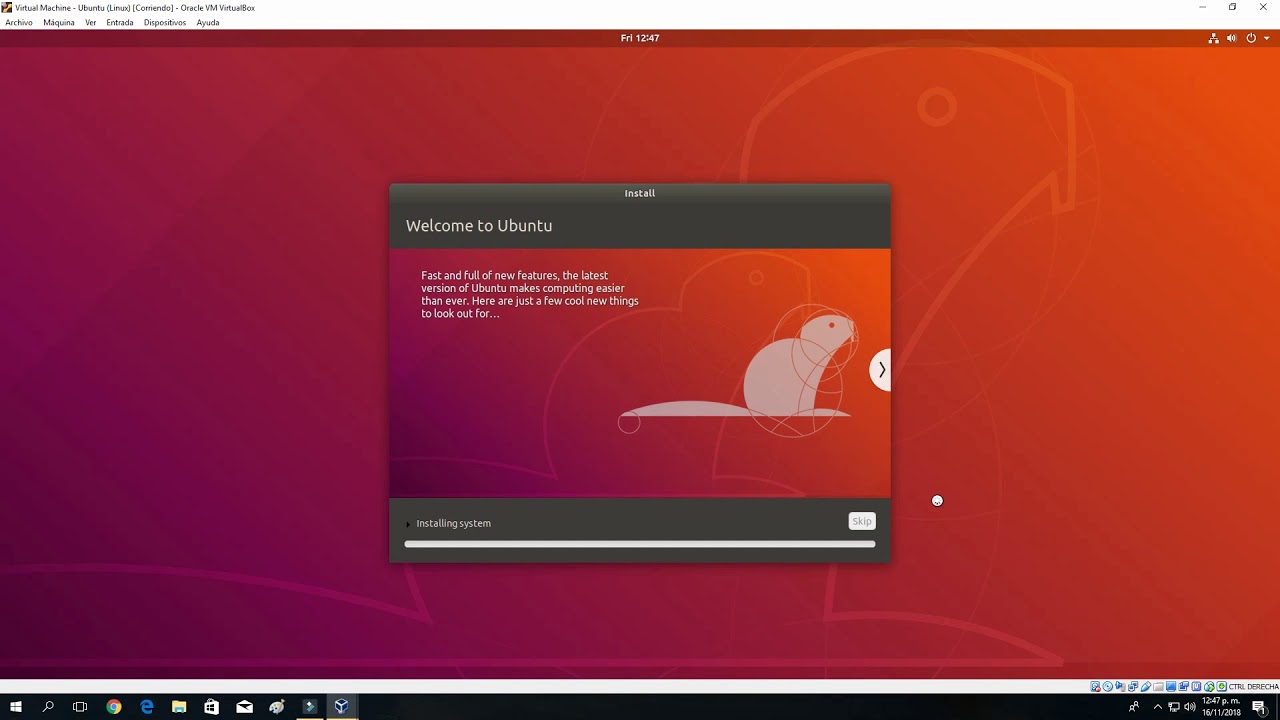How to install Linux Ubuntu - Virtual Machine - YouTube