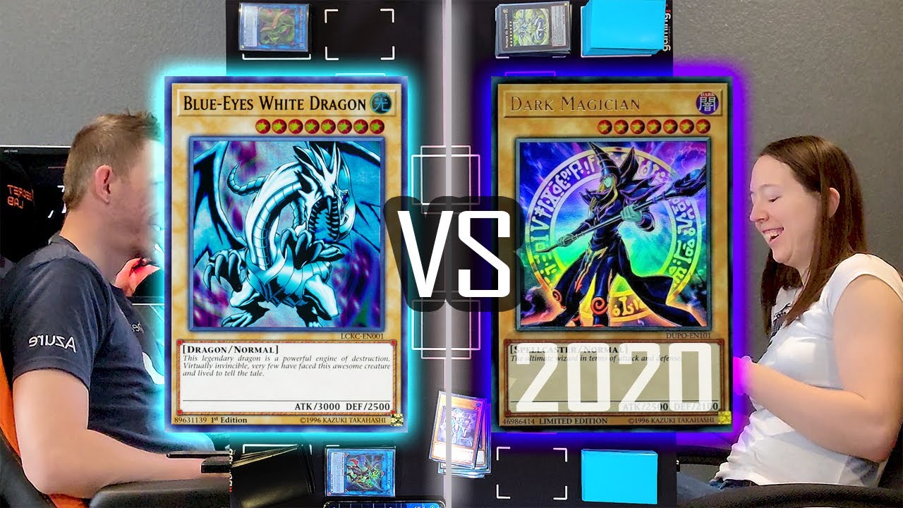 Blue-Eyes White Dragon vs Dark Magician 2020 Yugioh Duel