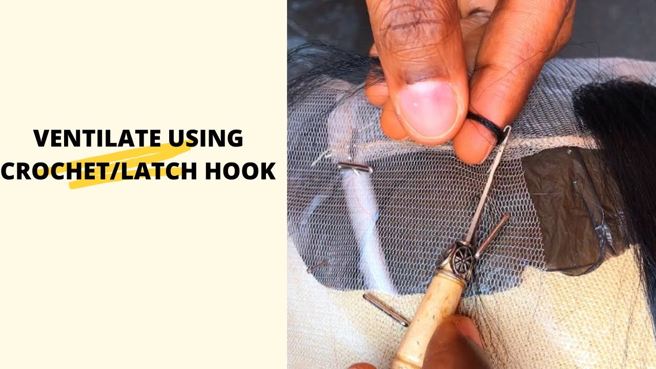 How to use a latch hook crochet needle/step by step tutorial.How