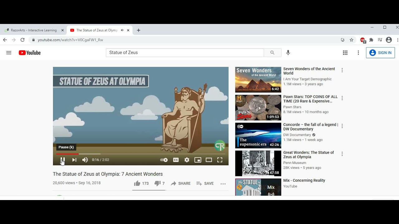 How to create video clips from YouTube using the Animation Generator