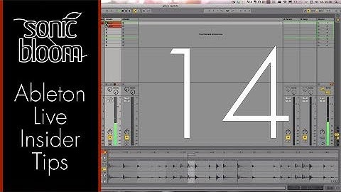 Ableton Live Insider Tips - Mapping Clip Parameters for Breaks/Glitch: Transpose (2/2)