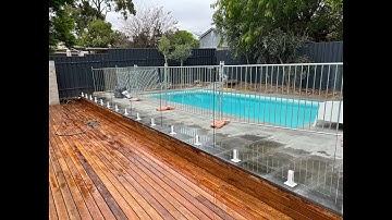 How to install frameless glass pool fencing using the core drill spigot method - Outback Fencing