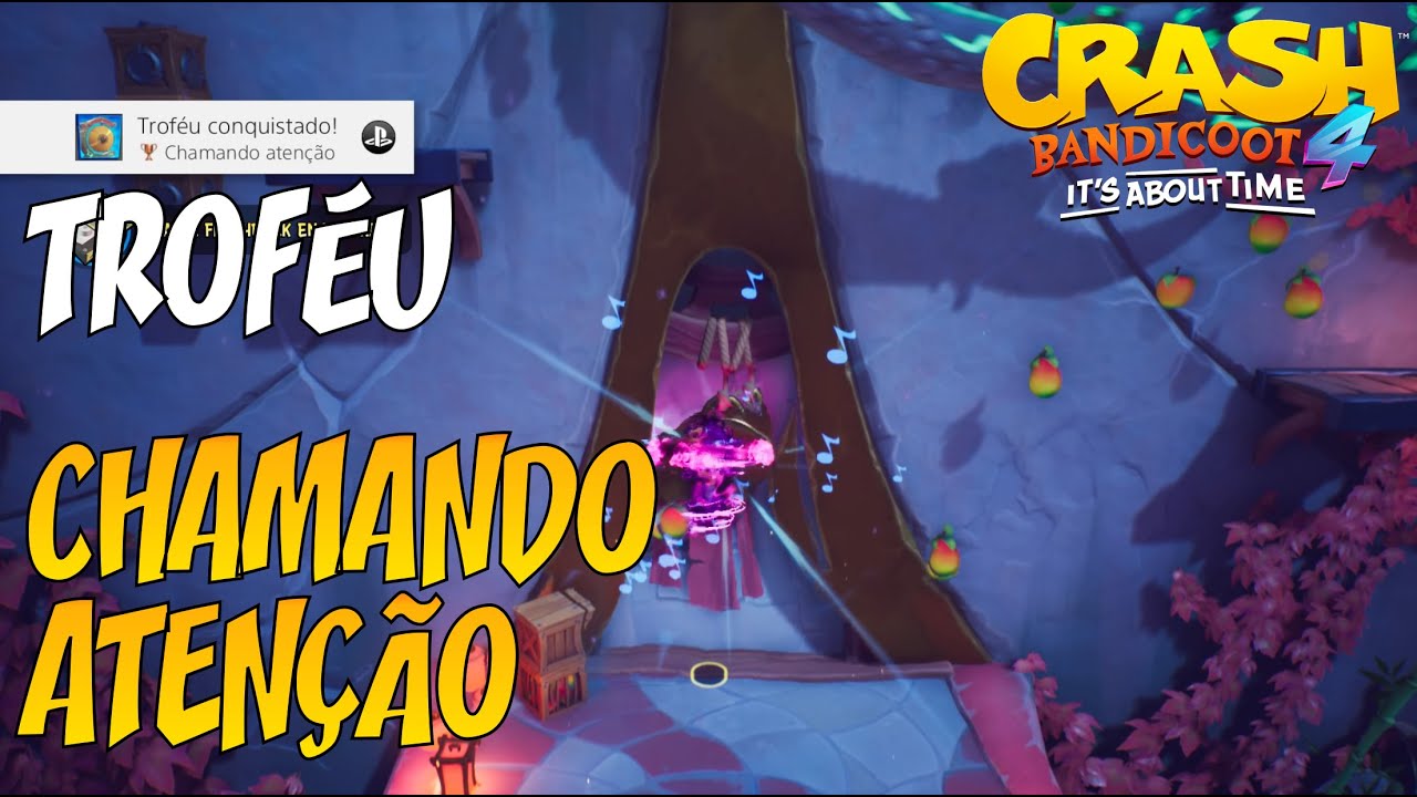 Crash Bandicoot 4 - 🏆 Troféu Chamando Atenção (Hammer it Home) - Se Arrastando